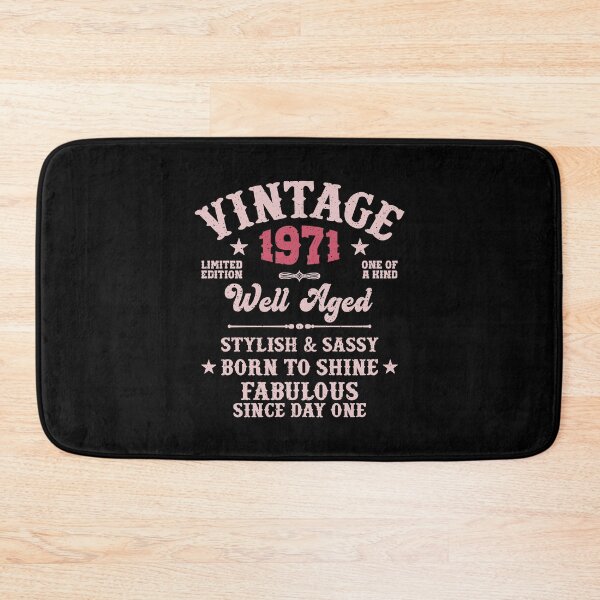 Item preview, 55th Birthday Vintage 1971 Well Aged 55 Years For Her designed and sold by eclecTEEq.