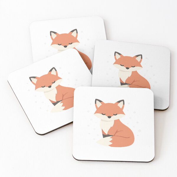 Item preview, Quiet Winter Fox with Soft Snowfall designed and sold by Fernova.