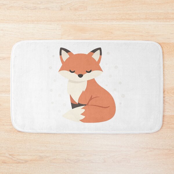 Item preview, Quiet Winter Fox with Soft Snowfall designed and sold by Fernova.