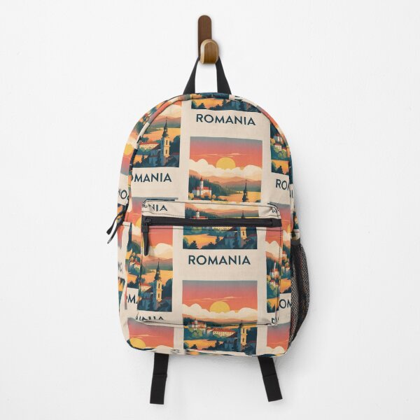 Item preview, Romania Retro Vintage Travel Design designed and sold by TravelersGems.