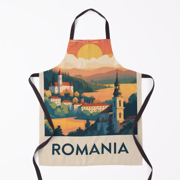 Item preview, Romania Retro Vintage Travel Design designed and sold by TravelersGems.