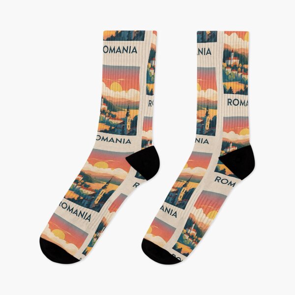Item preview, Romania Retro Vintage Travel Design designed and sold by TravelersGems.