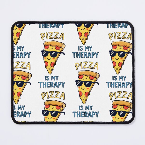 Item preview, pizza is my therapy, pizza lover, funnyfits70, Humor, Funny, retro, vintages, funny quotes, animal humor, designed and sold by FunnyFits70.