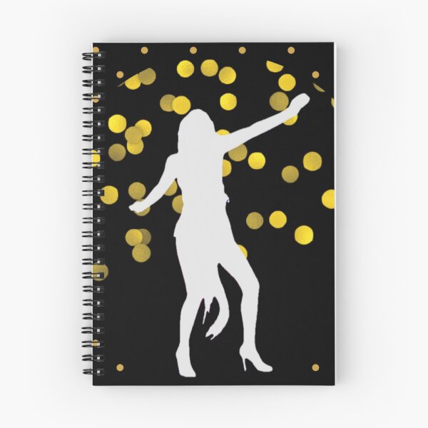 Item preview, Disco Dancing Queen Silhouette Digital Collage Black Gold designed and sold by Licorice Moon.
