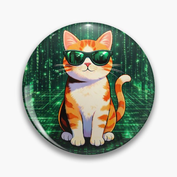 Item preview, Matrix Guardian Cat – Beyond the Code designed and sold by Dominik1994.