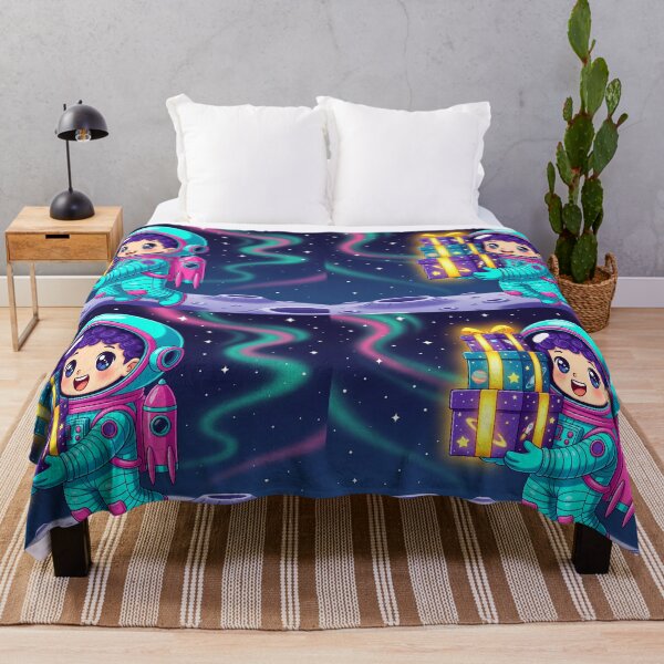 Item preview, Gift Holding Astronaut Kawaii Moon Print designed and sold by NovaDigitalArt45.