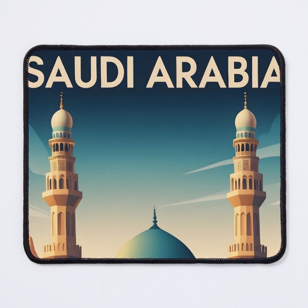 Item preview, Saudi Arabia Retro Vintage Travel Design designed and sold by TravelersGems.