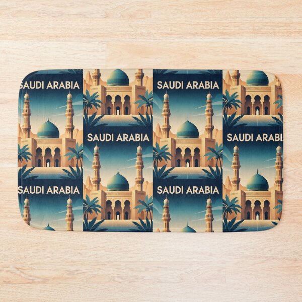 Item preview, Saudi Arabia Retro Vintage Travel Design designed and sold by TravelersGems.
