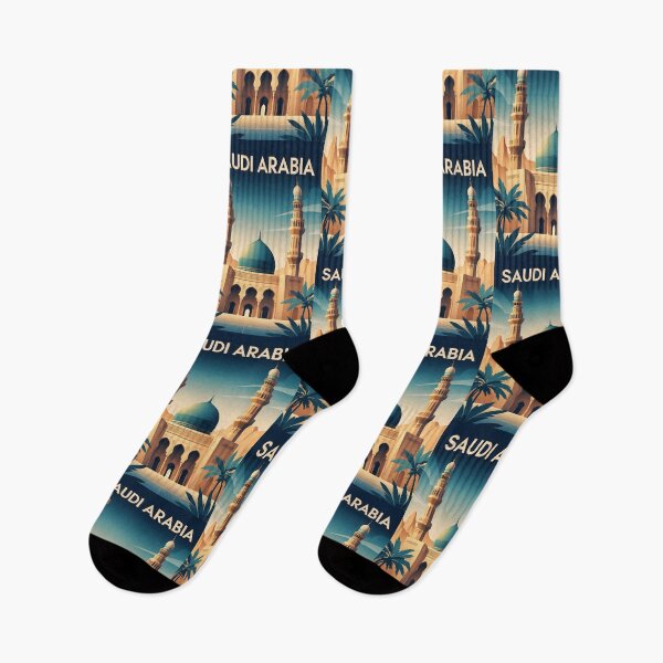 Item preview, Saudi Arabia Retro Vintage Travel Design designed and sold by TravelersGems.