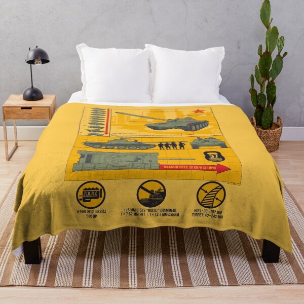Item preview, Detailed infographic with a study of the Soviet T-62 tank. The yellow option designed and sold by FAawRay.