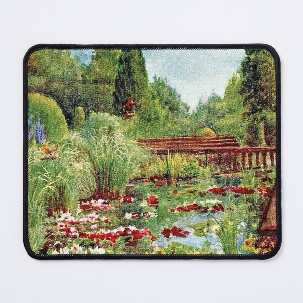 Item preview, Italian Garden with Water Lilies designed and sold by tomorrowsart.