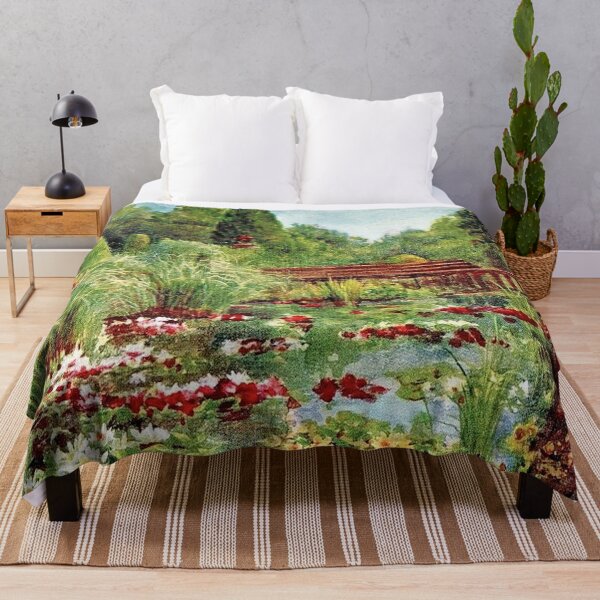 Item preview, Italian Garden with Water Lilies designed and sold by tomorrowsart.