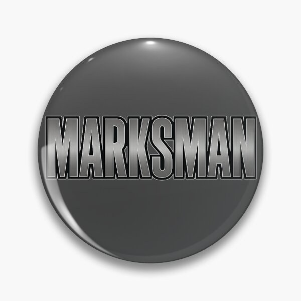 Item preview, Battlefield Game Inspired Marksman Metallic Slogan designed and sold by Sellcooldesigns.