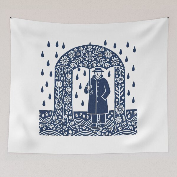 Item preview, Rain Shelter In Floral Magic designed and sold by EdvvinStudios.