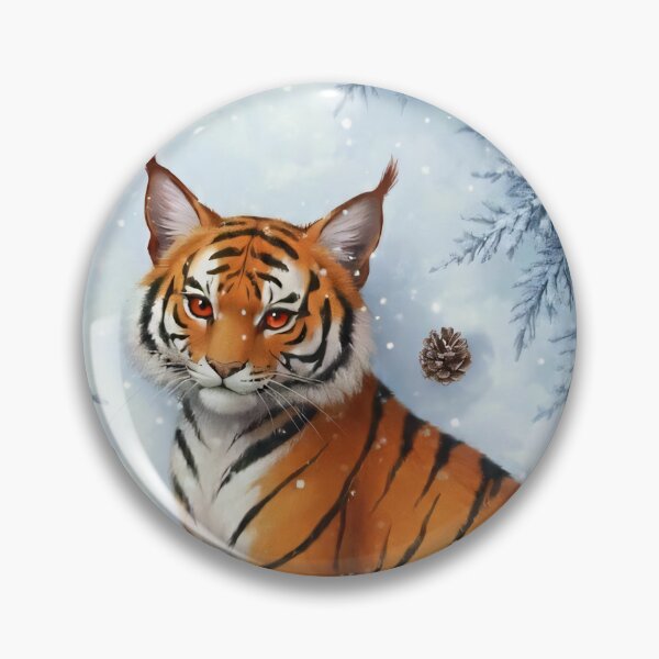 Item preview, Fantasy Snow Tiger designed and sold by MysticalPrintz.