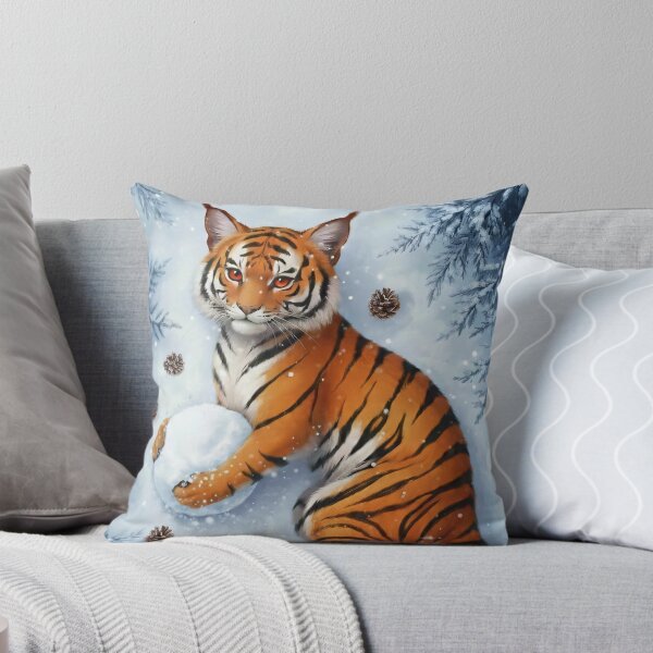 Item preview, Fantasy Snow Tiger designed and sold by MysticalPrintz.