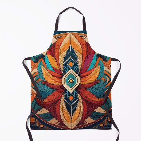 Item preview, Modern abstract geometric wall art -"Pluma Solar" designed and sold by MoonLab Design.
