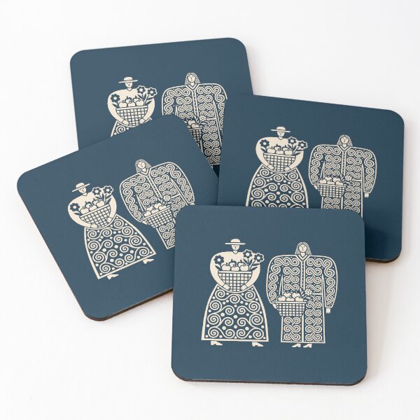 Item preview, Harvest Friends In Folk Patterns designed and sold by EdvvinStudios.