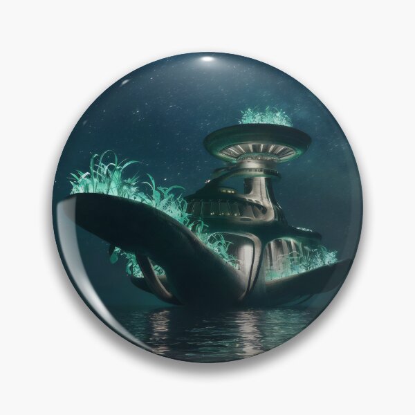 Item preview, Ocean station of the future. designed and sold by MyHappyArtShop.
