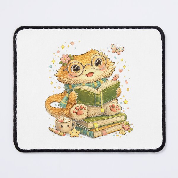 Item preview, Bookish Kindle – Cute Kawaii Cat for Cozy Reading Lovers designed and sold by Paws-nd-Prints.