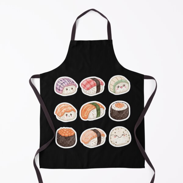 Item preview, Kawaii Sushi Stickers | Cute Pastel Food Illustration Pack designed and sold by Kast25.