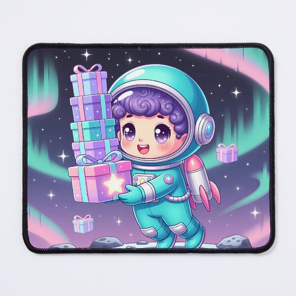 Item preview, Copy of Gift Holding Astronaut Kawaii Moon Print designed and sold by NovaDigitalArt45.