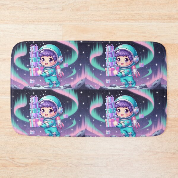 Item preview, Copy of Gift Holding Astronaut Kawaii Moon Print designed and sold by NovaDigitalArt45.