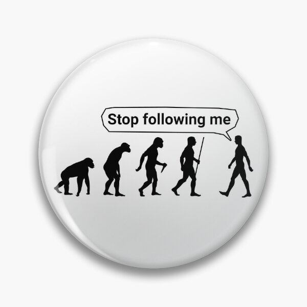 Item preview, Minimalist Human Evolution Silhouette designed and sold by GeekStorie.