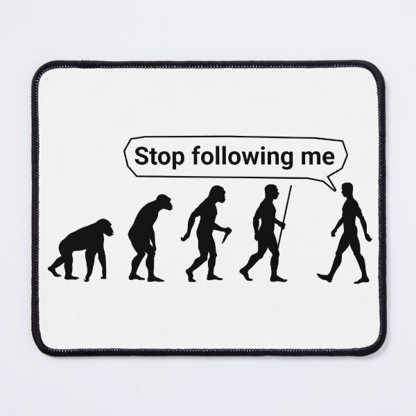 Item preview, Minimalist Human Evolution Silhouette designed and sold by GeekStorie.