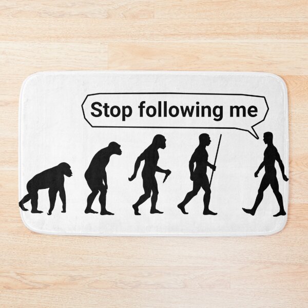 Item preview, Minimalist Human Evolution Silhouette designed and sold by GeekStorie.