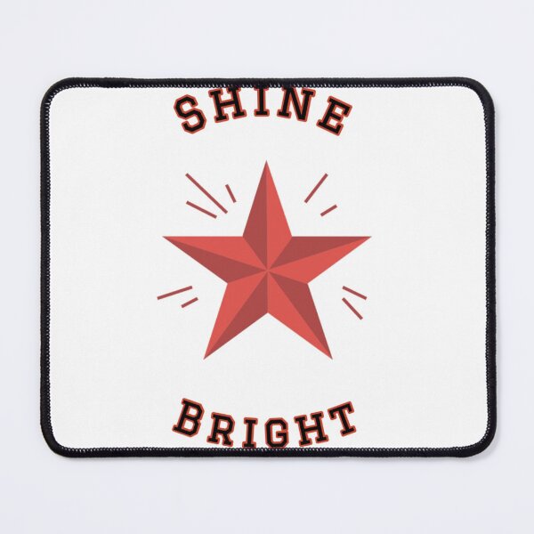 Item preview, Shine Bright Red Star Digital Graphic Design designed and sold by Licorice Moon.
