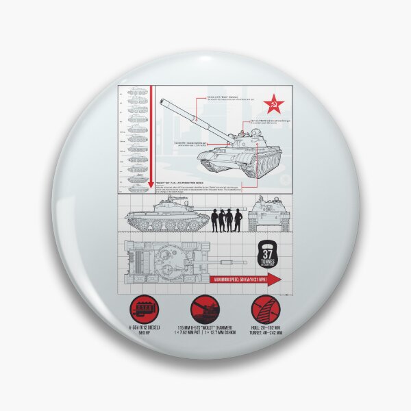 Item preview, Detailed infographic with a study of the Soviet T-62 tank. The snow-white version designed and sold by FAawRay.