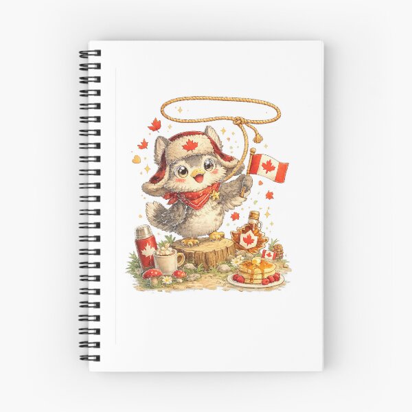 Item preview, Canadian Wolf Bird – Cute Kawaii Wolf-Bird Character Illustration designed and sold by Paws-nd-Prints.