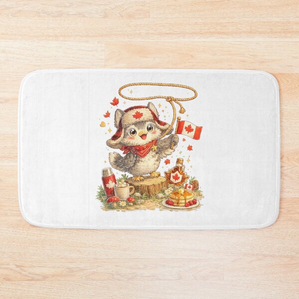 Item preview, Canadian Wolf Bird – Cute Kawaii Wolf-Bird Character Illustration designed and sold by Paws-nd-Prints.