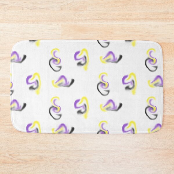 Item preview, yellow, purple, black and white swirl designed and sold by Kawaiicinnamon.