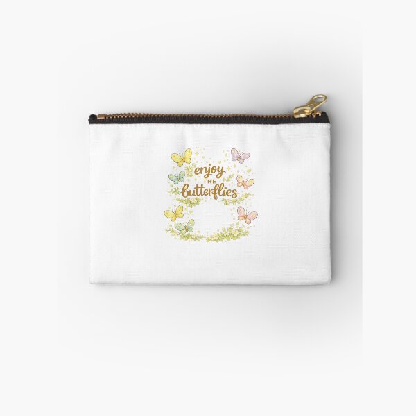 Item preview, Enjoy the Butterflies – Cute Kawaii Butterflies with Floral Theme designed and sold by Paws-nd-Prints.