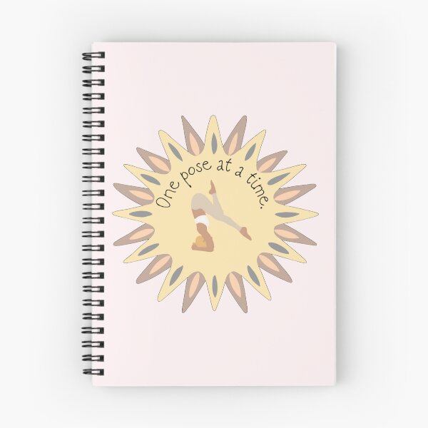 Item preview, One Pose at a Time – Retro Yoga Sunburst Design! designed and sold by colourquest.