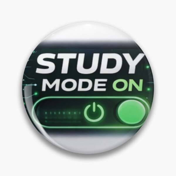 Item preview, Study Mode ON – Smart Student Motivation Design designed and sold by Amr Darwish Graphic designer.