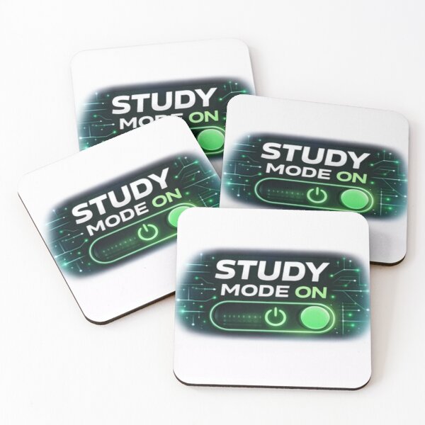 Item preview, Study Mode ON – Smart Student Motivation Design designed and sold by Amr Darwish Graphic designer.