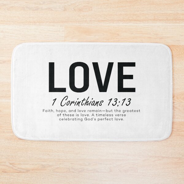 Item preview, Love Scripture Quote – 1 Corinthians 13:13 designed and sold by GamerGearTees.