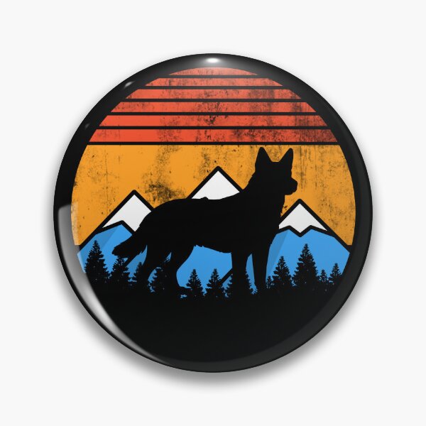 Item preview, Distressed Vintage Mountains Blue Heeler Gift designed and sold by Guarddogdrive.