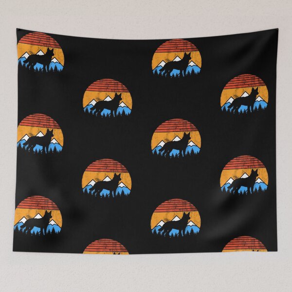 Item preview, Distressed Vintage Mountains Blue Heeler Gift designed and sold by Guarddogdrive.