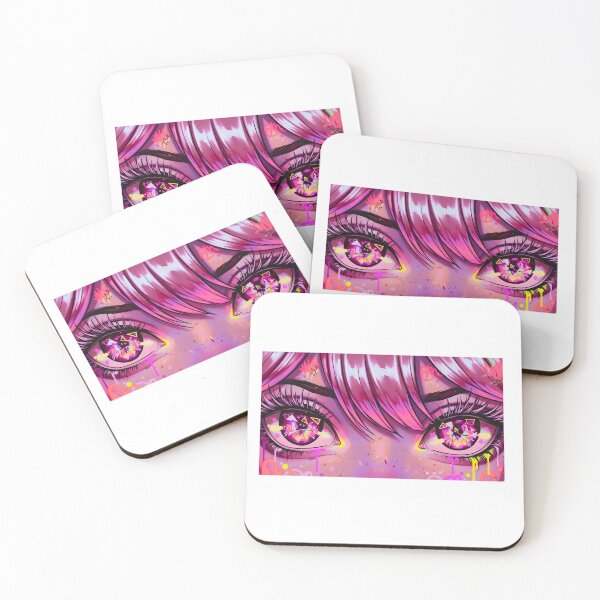Item preview, Neon Gaze: Street Art Cyberpunk Eyes designed and sold by MindWanderArt.