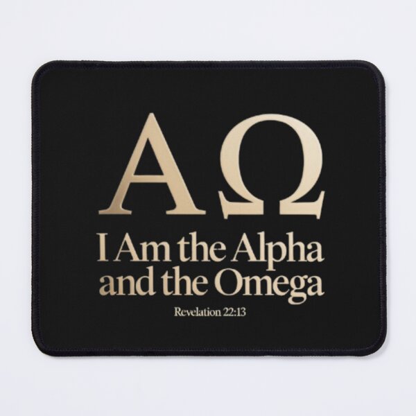 Item preview, Alpha and Omega Christian Scripture Design, Revelation 22:13 designed and sold by MyTshirtArt.