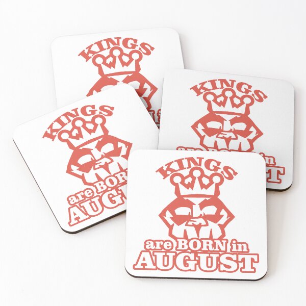 Item preview, Kings Are Born in August – Birthday Crown Typography Design designed and sold by TipTop GFX.