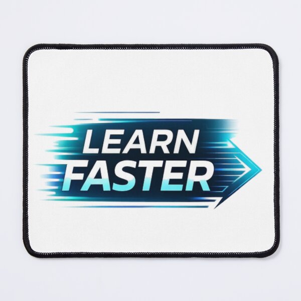 Item preview, Learn Faster – Smart Study Motivation Design designed and sold by Amr Darwish Graphic designer.