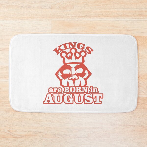 Item preview, Kings Are Born in August – Birthday Crown Typography Design designed and sold by TipTop GFX.