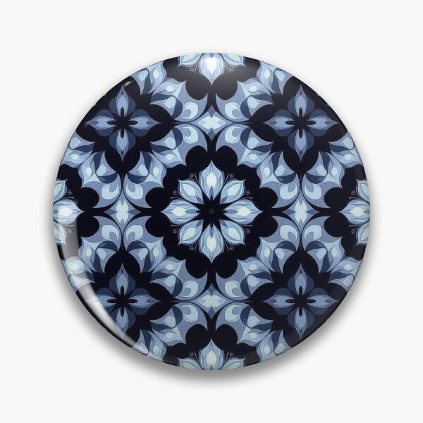 Item preview, Floral pattern black designed and sold by In-Spirit24.