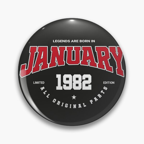 Item preview, January legends 1982 designed and sold by HB Shirts.