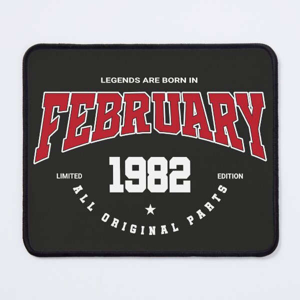 Item preview, February legends 1982 designed and sold by HB Shirts.